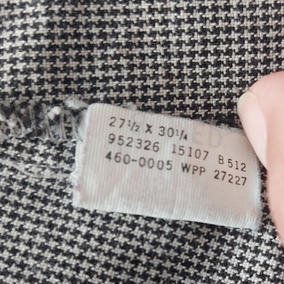 Vtg 80s Lee Riders Women's USA Houndstooth Pleated High Waisted Pants | 26x29.5 - Picture 4 of 13